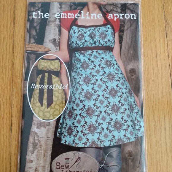 Reversible Apron Sewing Pattern UNCUT Baking Cooking Kitchen - Picture 8 of 9